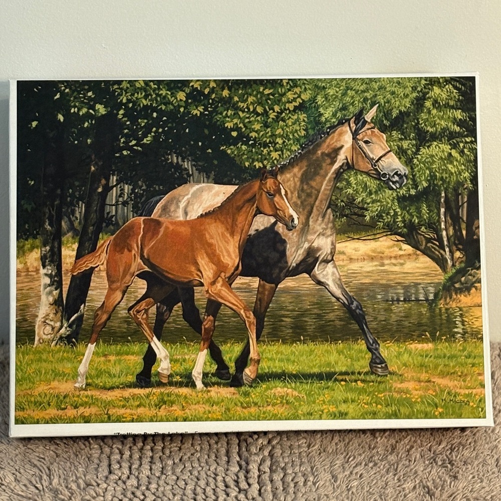 MOUTH & FOOT, “Horses,” 1000 piece puzzle